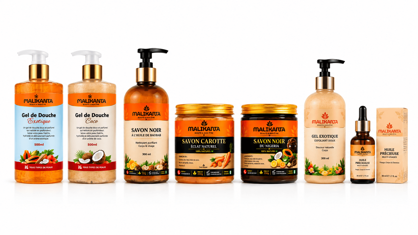 Gamme complète MALIKANTA