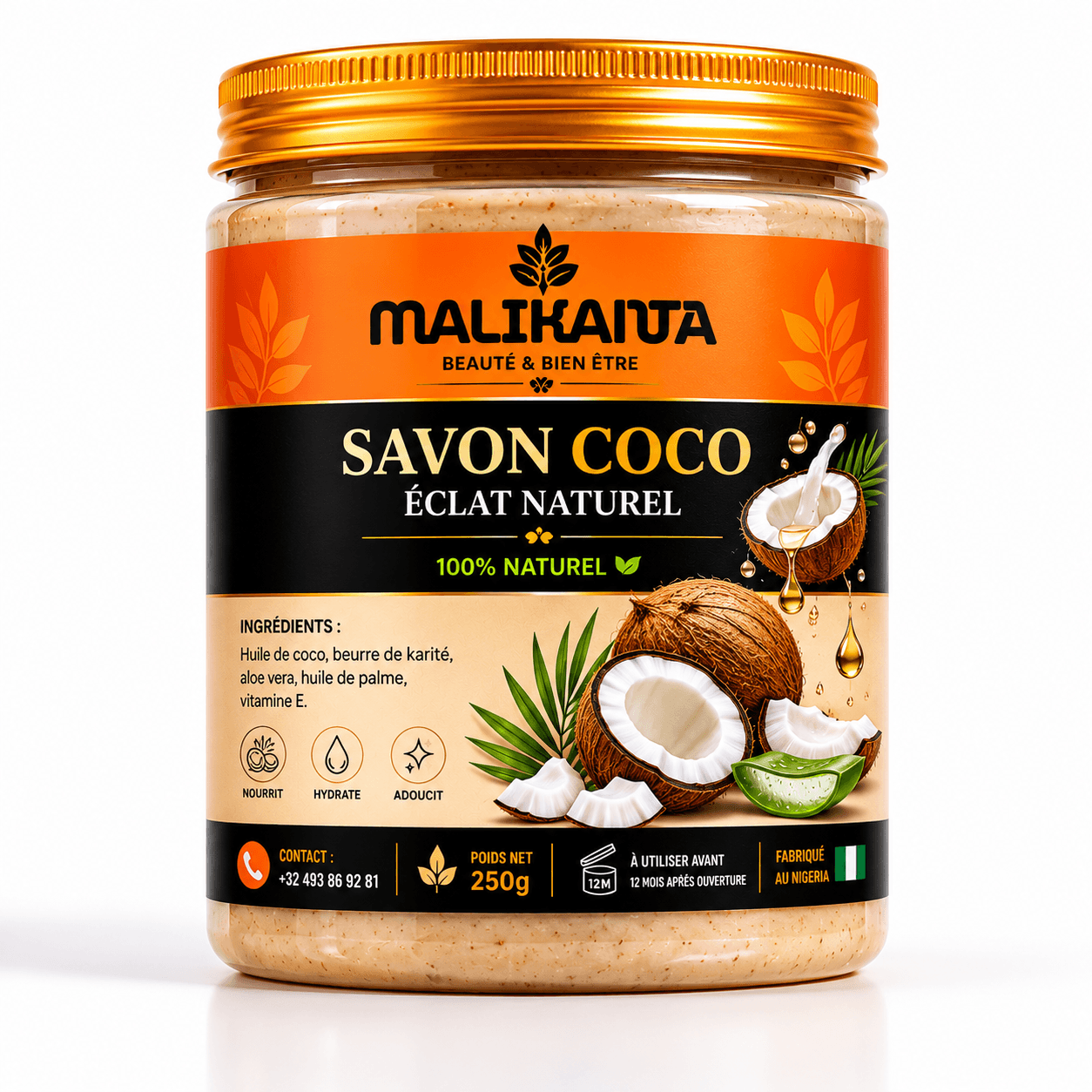 Savon Coco Éclat Naturel
